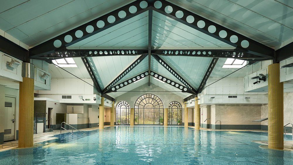 Swimming pool at Peebles Swimming pool at Peebles